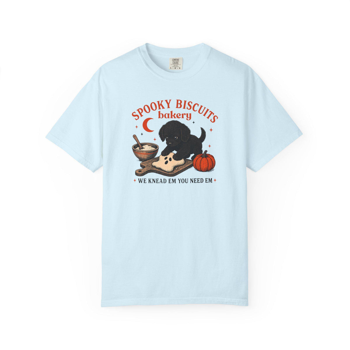 Spooky Biscuits Bakery Dog Tee